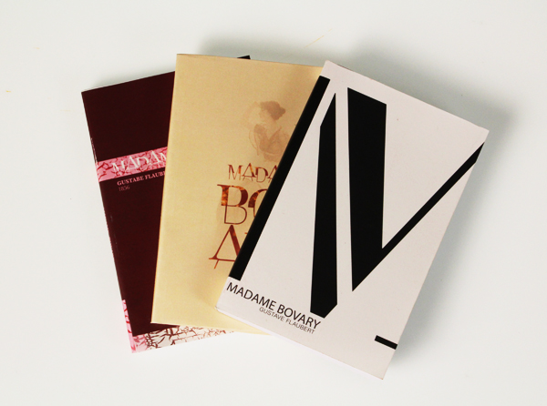 redesign of a book cover portfolio